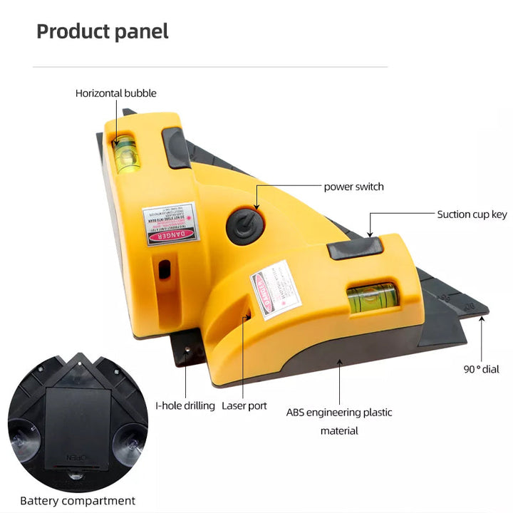 BowLift | Multifunctional 90° Angle Laser Level