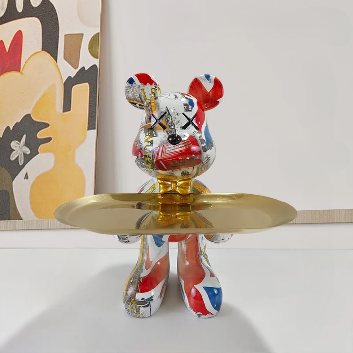 BearArt - Elegant Sculpture for Interior Decoration Bowlift