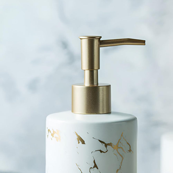 BowLift | Golden Marble Luxe Dispenser