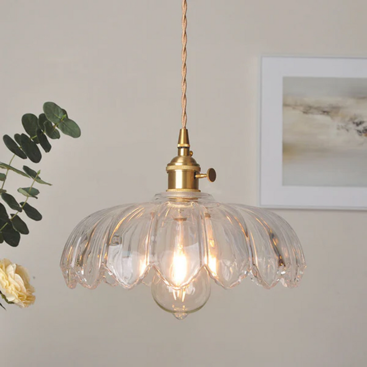 BowLift | Vintage Glass Hanging Lamp