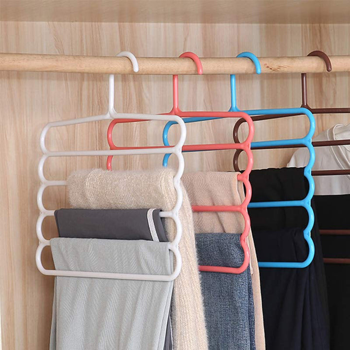 Five-tier Trousers Hanger (5 PCS) | Bowlift