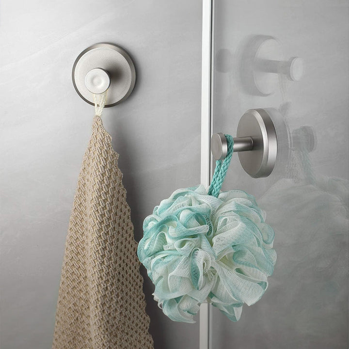 BowLift | Suction Hooks – BathroomBuddy – Holds firmly – Easy installation (2 pieces)