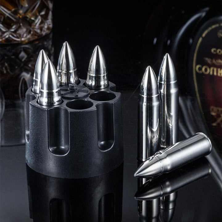BowLift | Stainless Steel Bullet Shaped Metal Ice Cube Mold
