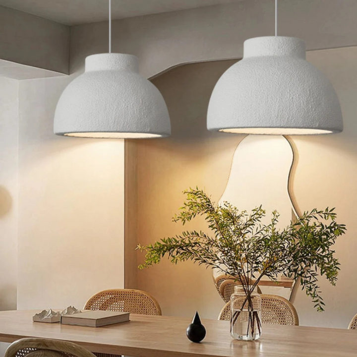 BowLift | Minimalist Scandinavian Pendant Light made of Polystyrene