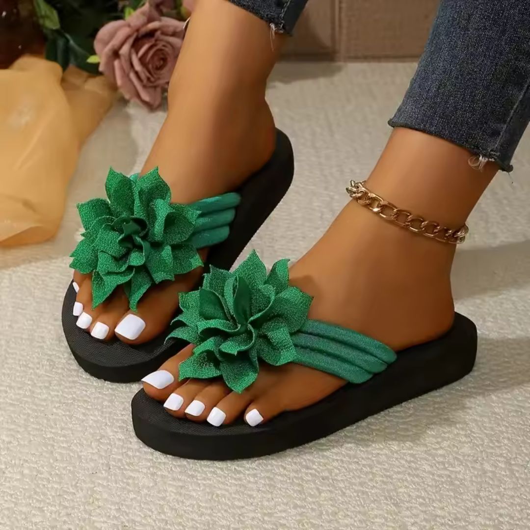 Floriva – Women's Floral Flip-Flops