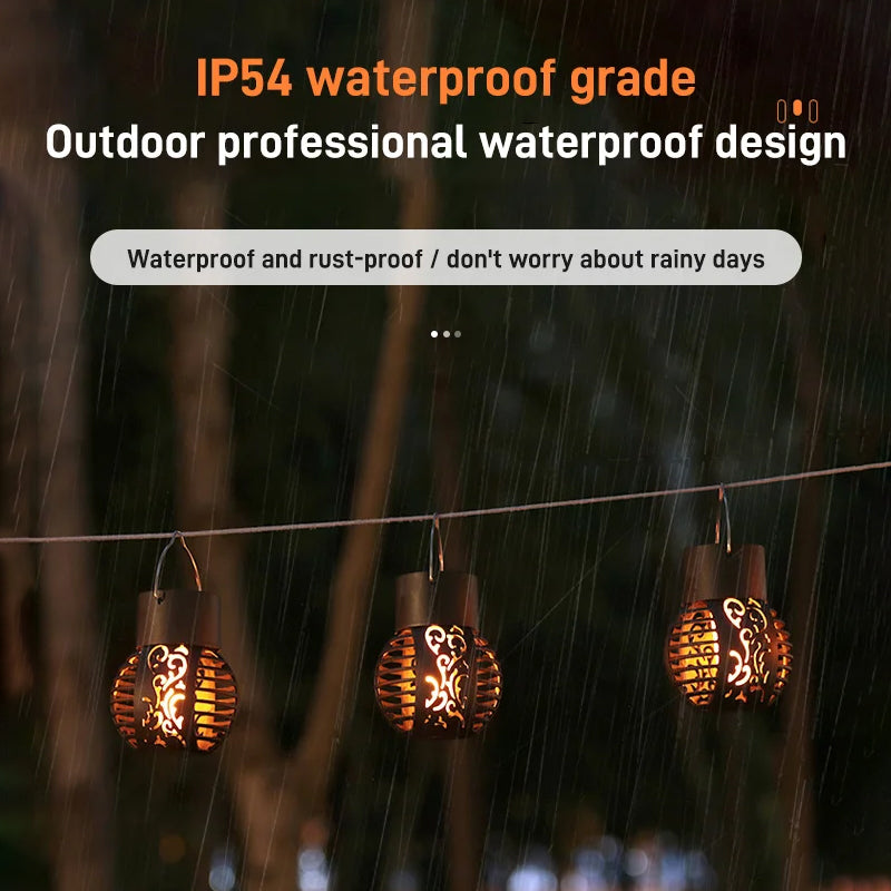 Solar Simulation Flame Hanging Lamp | Bowlift