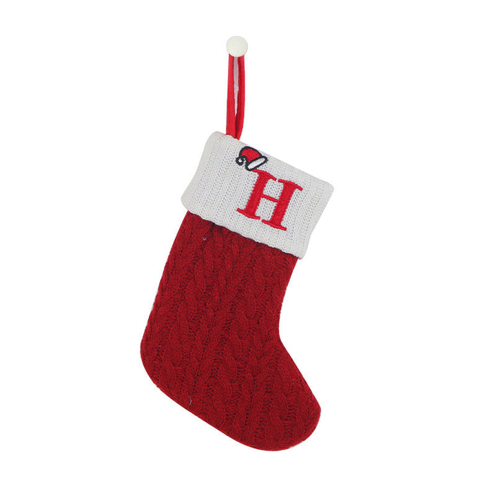 BowLift | Christmas Letter Knit Stocking