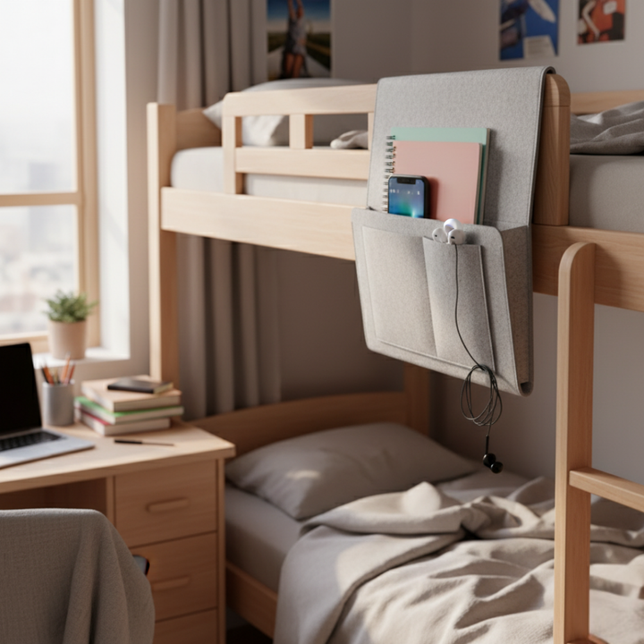 Essentials Within Reach – Thick Felt Durable Material – Save Space Stay Organised & Enjoy Nighttime Comfort Bowlift