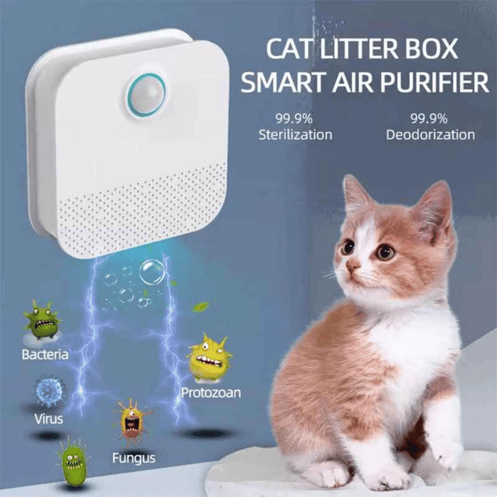 BowLift | Smart Litter Air Purifier – USB Rechargeable & Quiet
