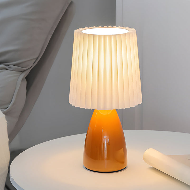 GlasDimm | Elegant USB dimmable table lamp with glass base | Bowlift