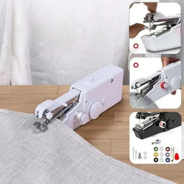 Portable handheld sewing machine for quick repairs Bowlift