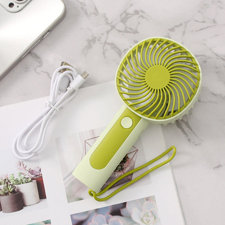 Mini Handheld USB Rechargeable Fan - 3-Speed Portable Air Cooler | Bowlift