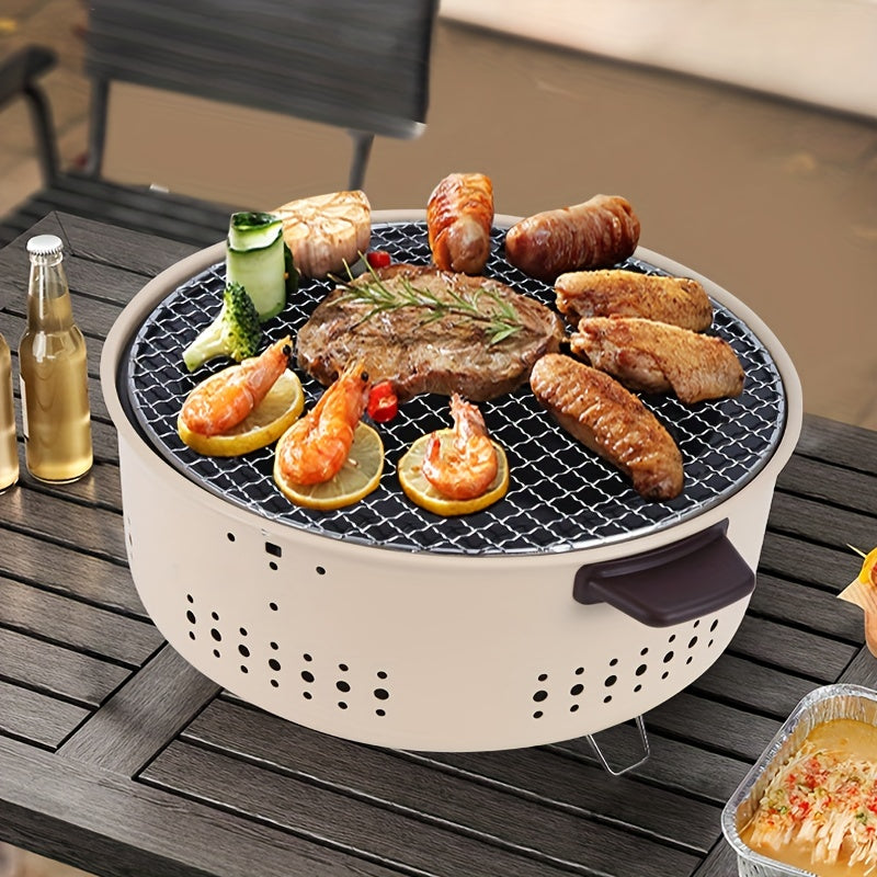 Indoor Grill smokeless – Electric grill plate with fat drainage and 2000W power | Bowlift