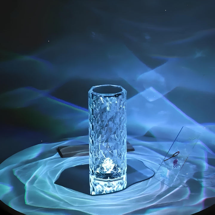 Crystal Table Lamp with Touch Control - Aurora | Bowlift