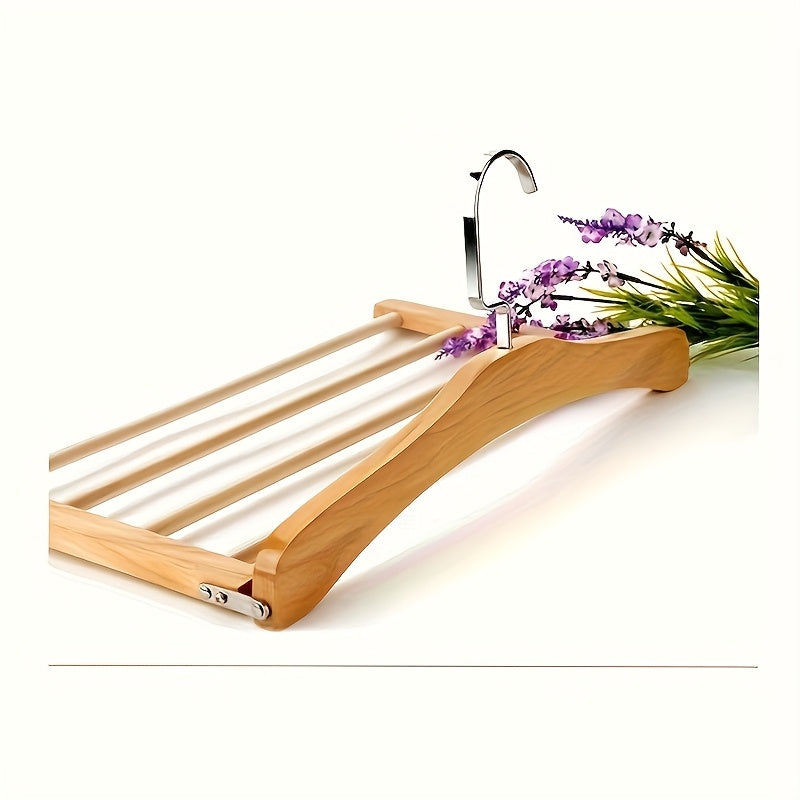Wood Pants Hanger Multi-Layer 2 Piece Set | Bowlift