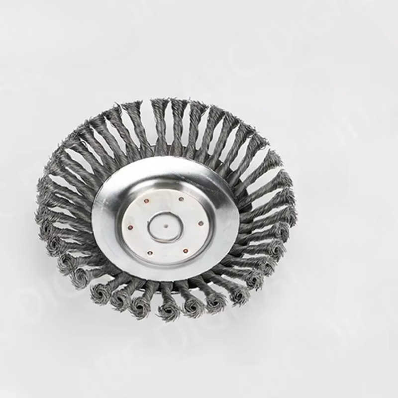 BowLift | Heavy-Duty 6 and 8 Inch Steel Wire Rotary Brush Cutter Head for String Trimmers