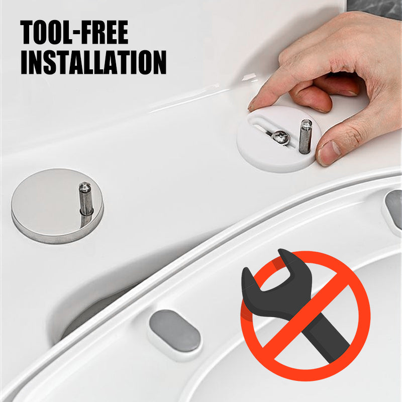 StabiFix™ — No more wobbling: Relax on your firm, secure toilet seat! | Bowlift
