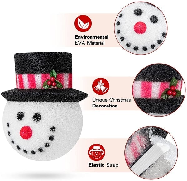 BowLift | Snowman Porch Light Covers