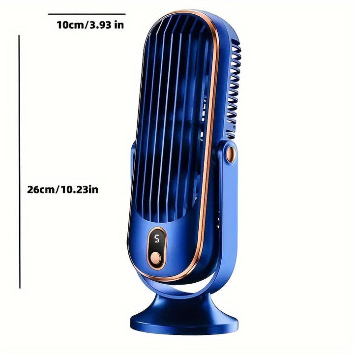 Portable Air Conditioner Fan - Large Battery, Dual Motor, 5-Speed Air Cooler with 720° Surround Air Blower - Ideal for Office, Camping, Outdoor RV, USB Fan - Great Gift for Thanksgiving, Halloween, Christmas | Bowlift