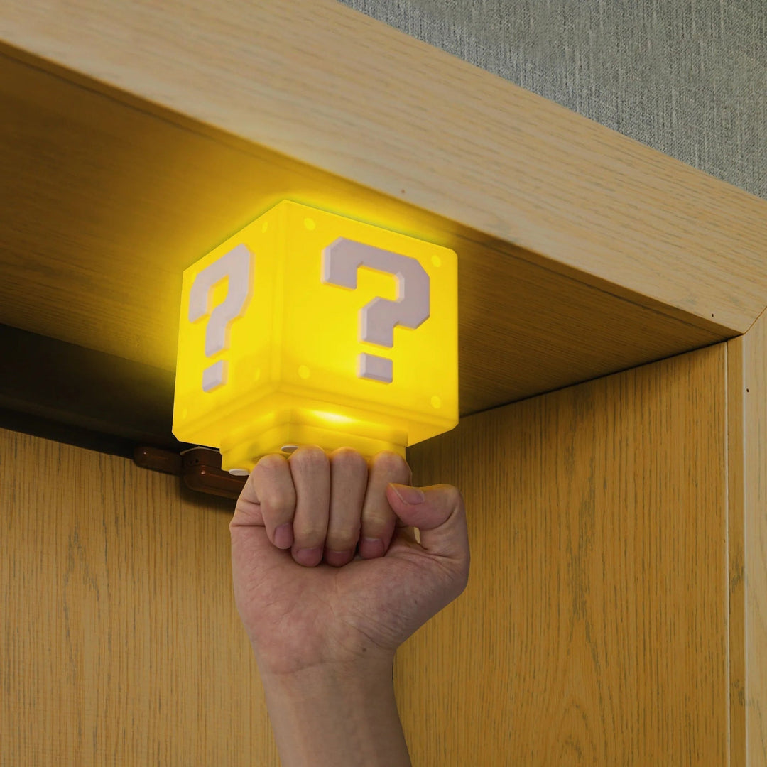 Power-Up Block Night Light - Super Mario-inspired Game Decoration Bowlift