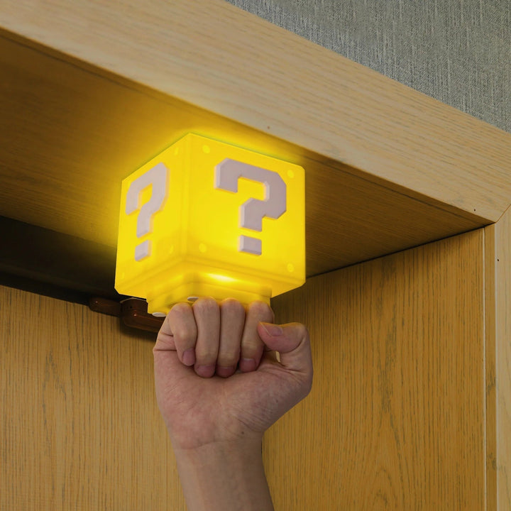 Power-Up Block Night Light - Super Mario-inspired Game Decoration Bowlift