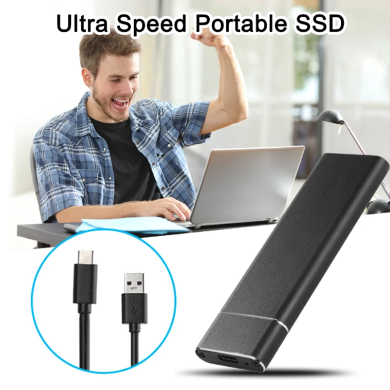 BowLift | Portable Solid State External Hard Drive, Ultra Speed External SSD