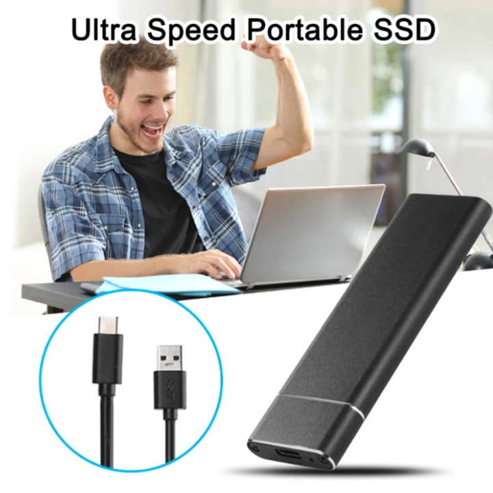 BowLift | Portable Solid State External Hard Drive, Ultra Speed External SSD
