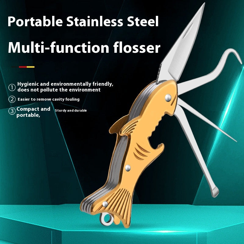 BowLift | Reusable Stainless Steel Toothpicks Set for Dental Hygiene