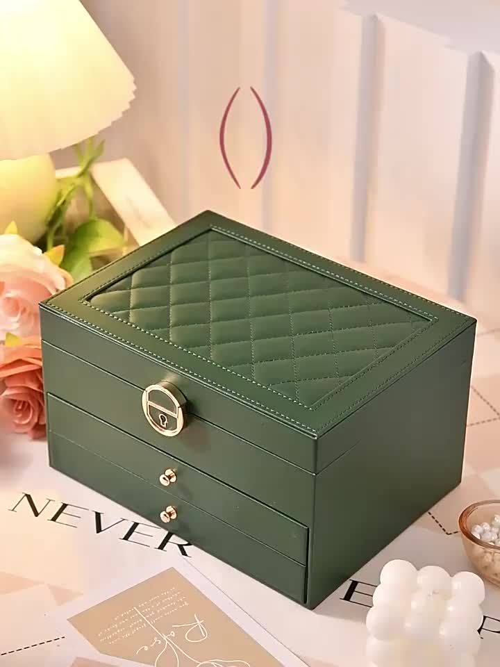 BowLift | Jewelry Box Leather Organizer with Drawers