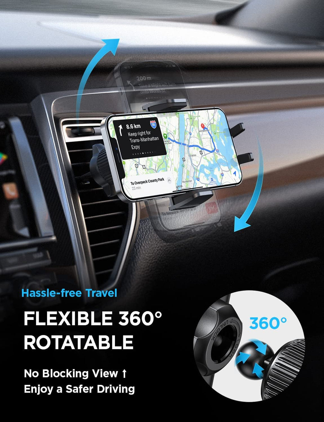 BowLift | NEW Air Vent Car Phone Mount Holder