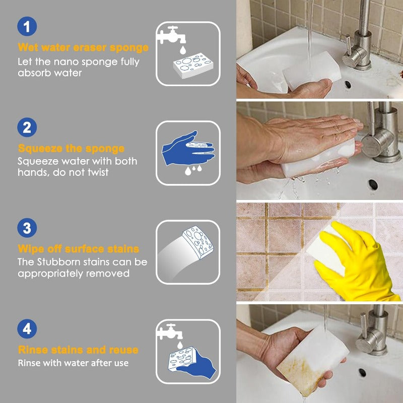 BowLift | High-Density Melamine Cleaning Sponges