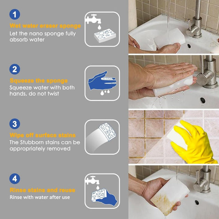 BowLift | High-Density Melamine Cleaning Sponges