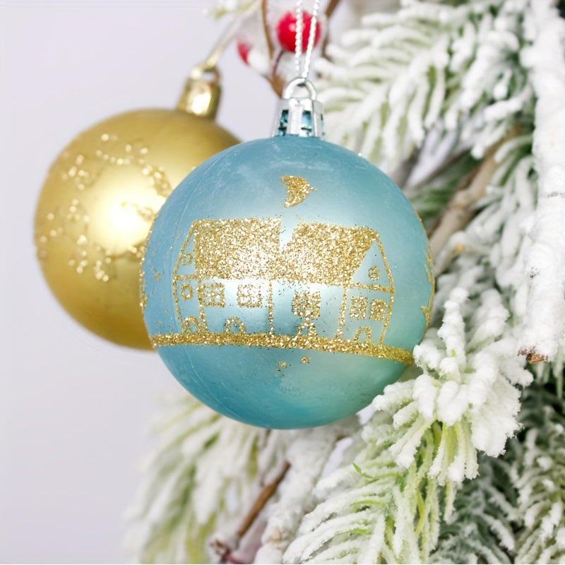 BowLift | Christmas Tree Baubles Set – Plastic Hanging Ornaments