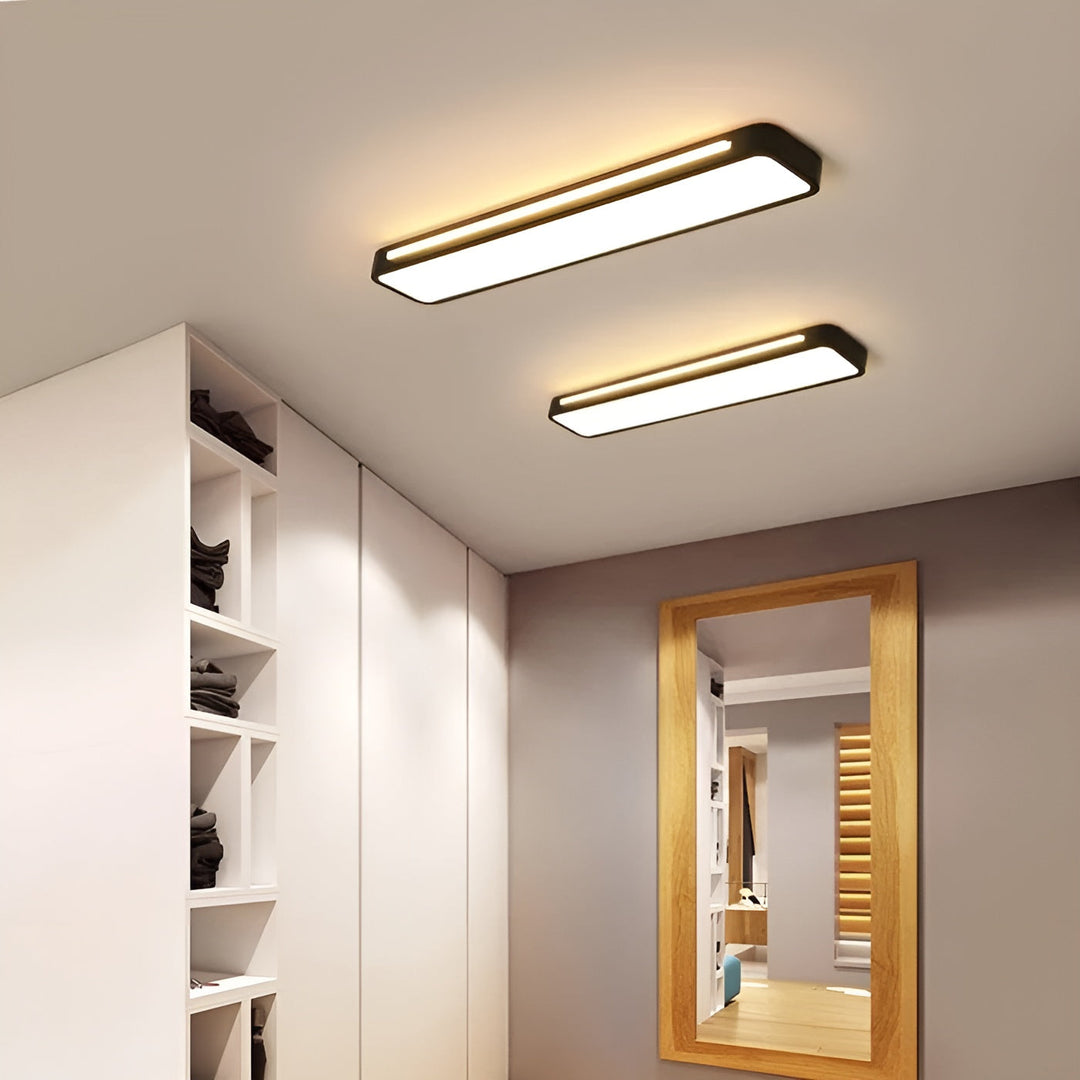 Rectangular Ceiling Light – Clear Lines & Modern Design | Perfect for Living Room and Dining Area | Bowlift