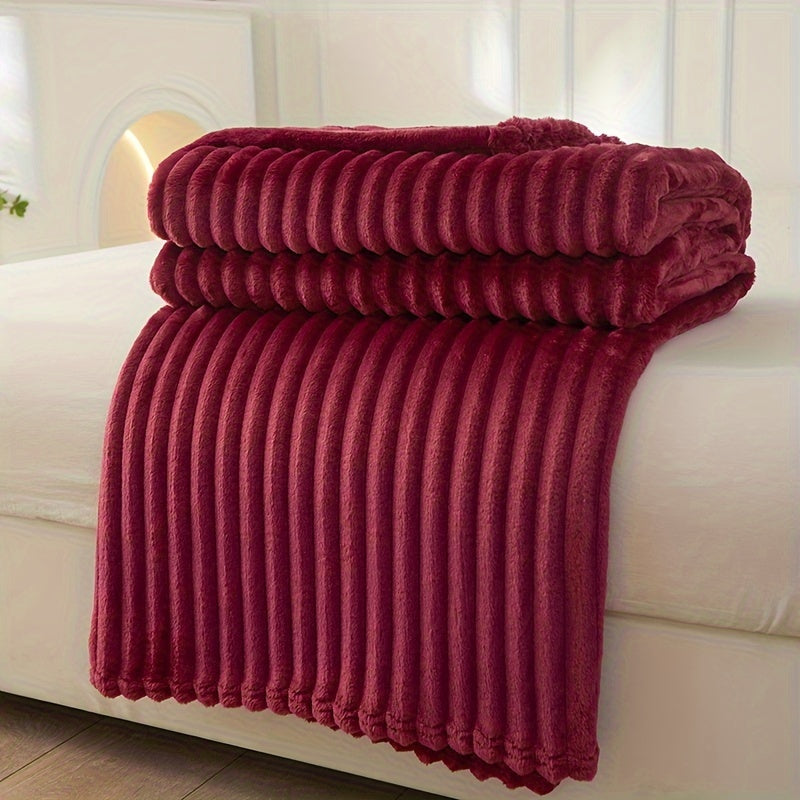 BowLift | Soft Plush Blanket with Rib Pattern
