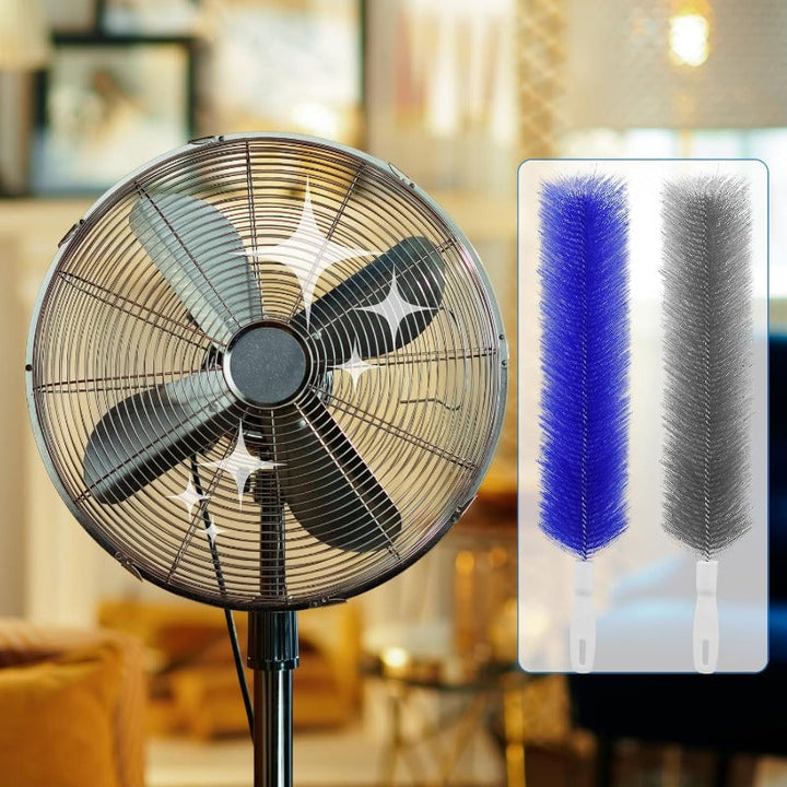 Flexible Microfiber Fan Duster Brushes – Reusable Cleaning Tools for Blades, Vents & Blinds Bowlift