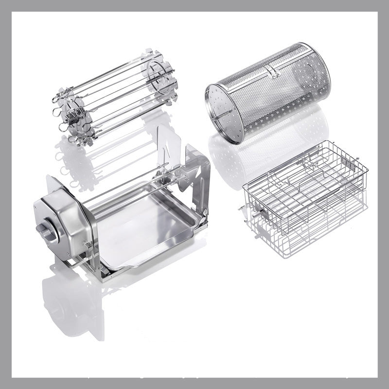 BowLift | Rotating Baking Cage | 360° Air Fryer Basket | Stainless Steel | Multi-Food Compatible