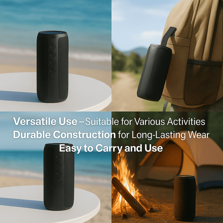 BowLift | Best Waterproof Bluetooth Wireless Speaker x360 Compact Small