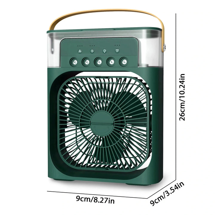 3-in-1 Portable Air Cooler with Humidifier and LED Night Lights | Bowlift