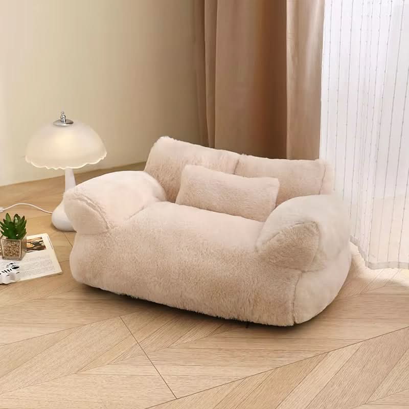 BowLift | FLUFFYCOMFORT – Luxurious pet sofa made of plush for maximum relaxation comfort