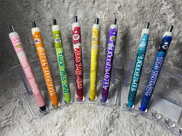 BowLift | Funny bear pens set of 8pcs