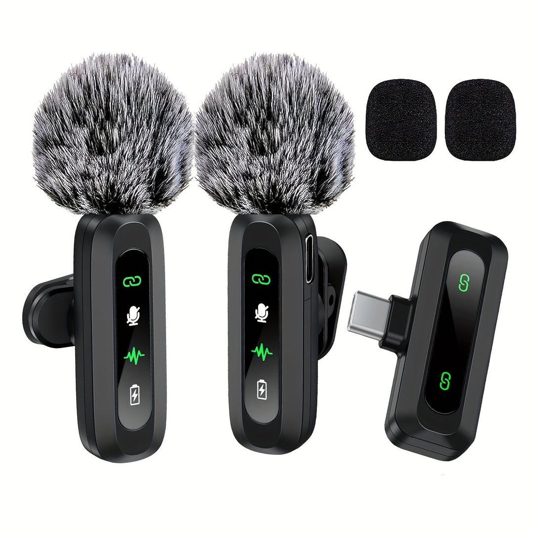 BowLift | SoundSnap Wireless Clip Microphone – USB-C Microphone for Smartphone and Tablet