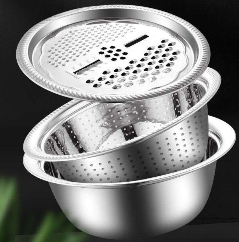BowLift | Multifunctional colander in stainless steel