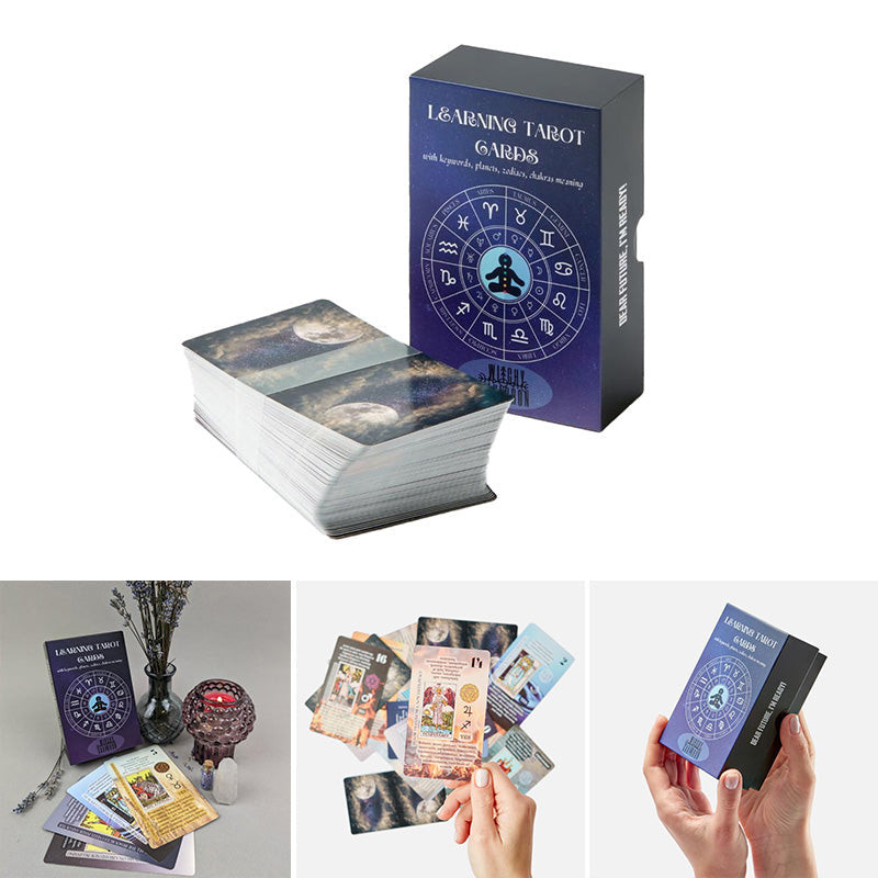 BowLift | Learning cards Tarot deck with meanings on it