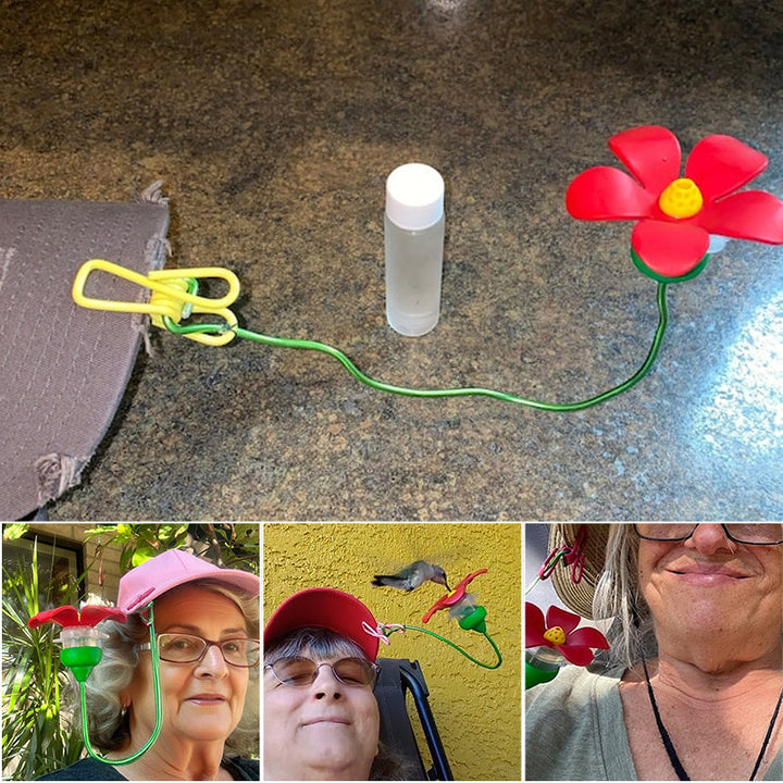 BowLift | Hat Clip Hummingbird Feeder