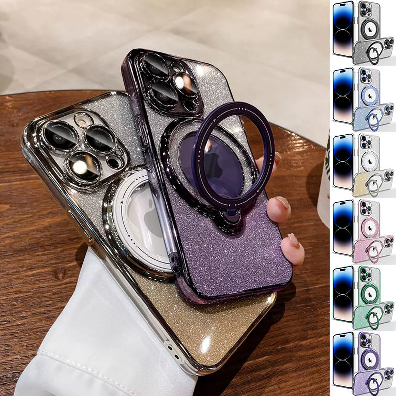 BowLift | Magnetic Glitter Case with Invisible Stand for iPhone