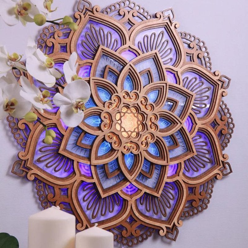 BowLift | Mandala Yoga Room Night Light LED