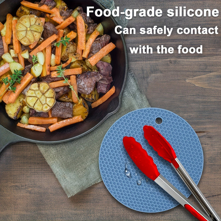 BowLift | Silicone Heat Resistant Trivet Mat Round