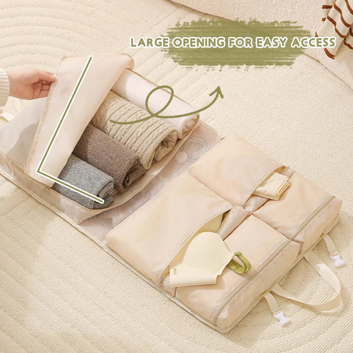 BowLift | Packwonder Hanging Travel Bag | Compact & Foldable | With Multiple Compartments | Stylish Organizer