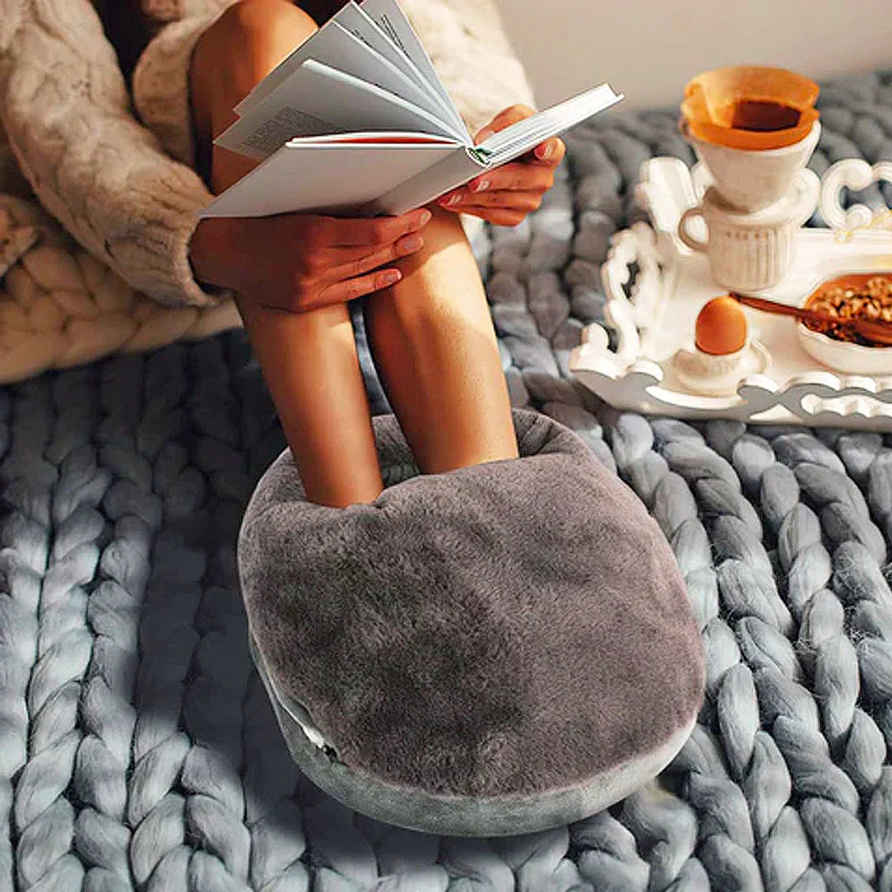 BowLift | WarmNest XL Electric Foot Warmer – Plush Comfort & Adjustable Heat